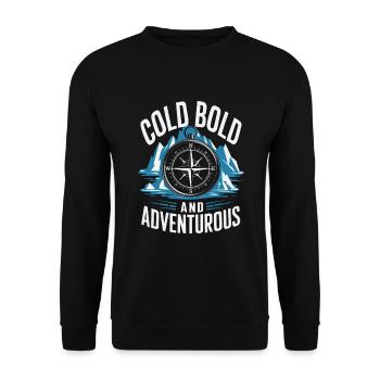 Explorateurs de l’Arctique Polar Adventures La Reine des neiges - Sweat-shirt Unisexe - noir - Devant - Alina (178cm) & Michal (187cm)