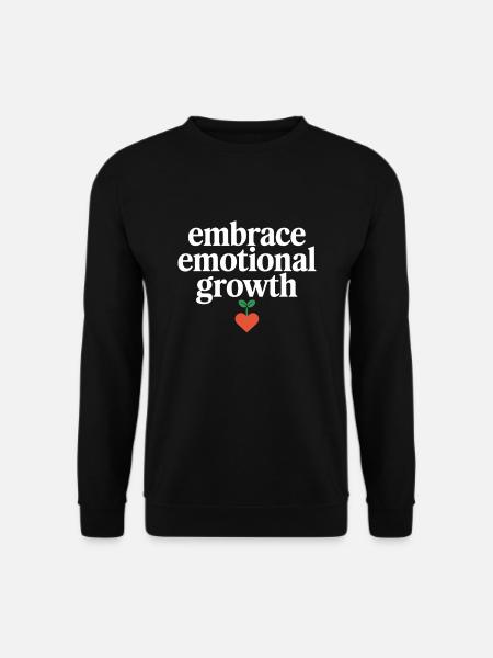 Emotional Intelligence Empathy Advocate Mindful - Unisex Pullover - Schwarz