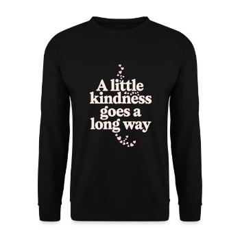 Intelligence émotionnelle Empathie Défenseur de la pleine conscience - Sweat-shirt Unisexe - noir - Devant - Alina (178cm) & Michal (187cm)