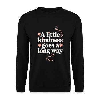 Intelligence émotionnelle Empathie Défenseur de la pleine conscience - Sweat-shirt Unisexe - noir - Devant - Alina (178cm) & Michal (187cm)