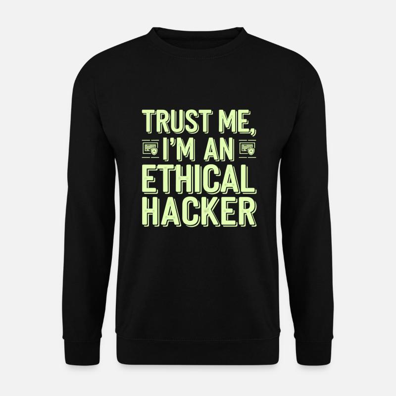 Ethical Hacking Cybersecurity Digital - Unisex Sweatshirt - black