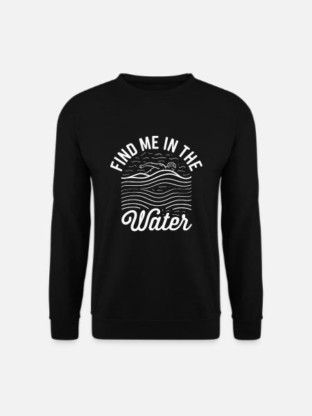 Wild Swimming Outdoor Adventure and Open - Unisex Sweatshirt - black
