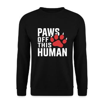 Cat Lover, Dark Humor, Naughty, - Unisex Sweatshirt - black - Front - Alina (178cm) & Michal (187cm)
