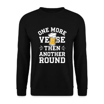 Sailors Sea Shanty Singing Ship Adventures - Unisex Pullover - Schwarz - Vorne - Alina (178cm) & Michal (187cm)