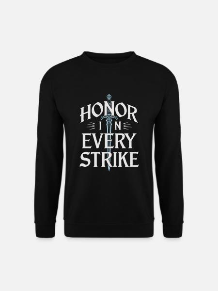 Renaissance-schwertkämpfer Hema Historisches - Unisex Pullover - Schwarz