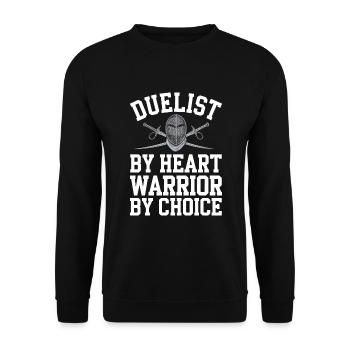 Épéiste de la Renaissance Hema Historique - Sweat-shirt Unisexe - noir - Devant - Alina (178cm) & Michal (187cm)