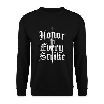 Renaissance-schwertkämpfer Hema Historisches - Unisex Pullover - Schwarz - Vorne - Alina (178cm) & Michal (187cm)