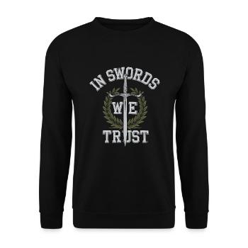 Renaissance-schwertkämpfer Hema Historisches - Unisex Pullover - Schwarz - Vorne - Alina (178cm) & Michal (187cm)