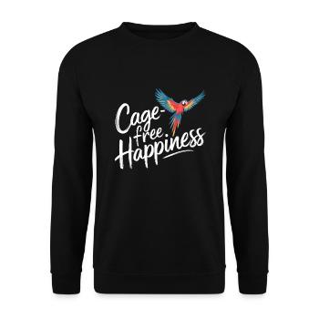 Propriétaire de perroquet Parrot Life et exotique - Sweat-shirt Unisexe - noir - Devant - Alina (178cm) & Michal (187cm)