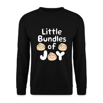 Dim-sum-liebhaber Chinesischer Küche Und Knödel - Unisex Pullover - Schwarz - Vorne - Alina (178cm) & Michal (187cm)