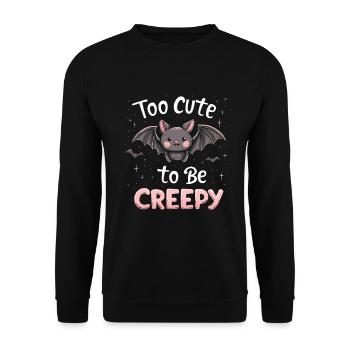 Cozy, Horror, Aesthetics, Spooky, Cozy - Unisex Sweatshirt - black - Front - Alina (178cm) & Michal (187cm)