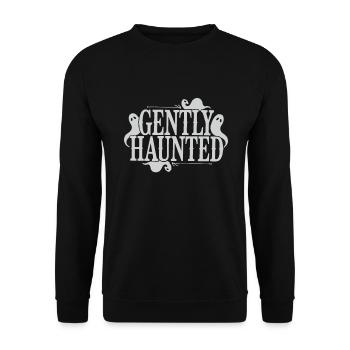 Cozy, Horror, Aesthetics, Spooky, Cozy - Unisex Sweatshirt - black - Front - Alina (178cm) & Michal (187cm)