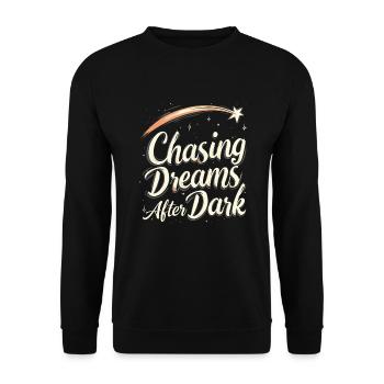 Sarcasme fonctionnel du matin pour les noctambules - Sweat-shirt Unisexe - noir - Devant - Alina (178cm) & Michal (187cm)