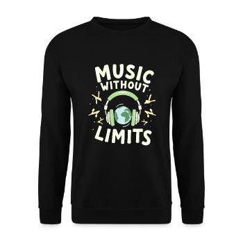 Un son haut de gamme de haute qualité pour la culture audiophile - Sweat-shirt Unisexe - noir - Devant - Alina (178cm) & Michal (187cm)