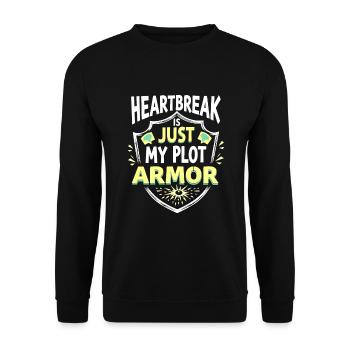 Autonomisation de la séparation, amour de soi, nouveaux départs - Sweat-shirt Unisexe - noir - Devant - Alina (178cm) & Michal (187cm)