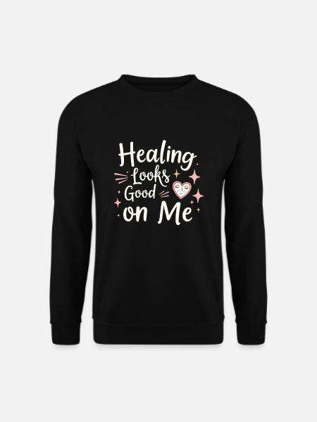 separation empowerment, self-love, new beginnings - Unisex Sweatshirt - black