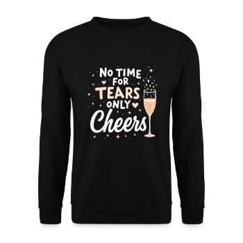 Trennungsermächtigung, Selbstliebe, Neuanfänge - Unisex Pullover - Schwarz - Vorne - Alina (178cm) & Michal (187cm)