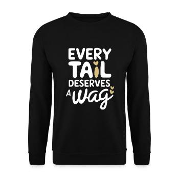 Freiwillige Tierrettung Animal Shelter Heroes - Unisex Sweatshirt - black - Front - Alina (178cm) & Michal (187cm)