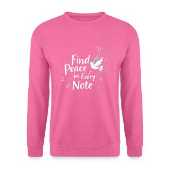 Musicothérapie, Guérison émotionnelle, Relaxation - Sweat-shirt Unisexe - rose - Devant