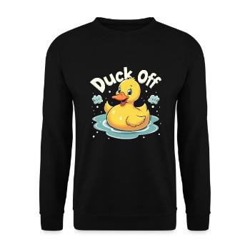 Nutztier-enten-enthusiasten Hinterhof-enten - Unisex Pullover - Schwarz - Vorne - Alina (178cm) & Michal (187cm)