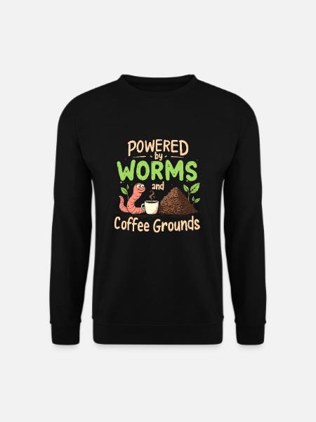 Kompostierbegeisterte Nachhaltiges Gärtnern - Unisex Pullover - Schwarz