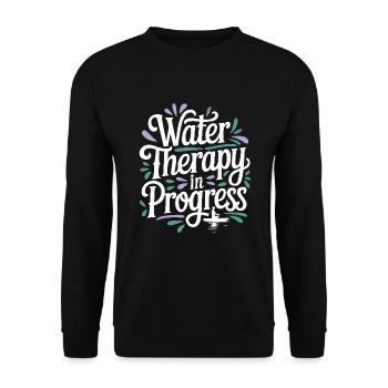 Paddleboard, SUP, aventures, sports nautiques dans le - Sweat-shirt Unisexe - noir - Devant - Alina (178cm) & Michal (187cm)