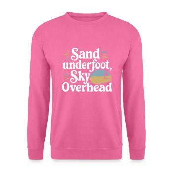 Wüstenwanderer, Schroffe Pfade Und Trockene - Unisex Pullover - Pink - Vorne