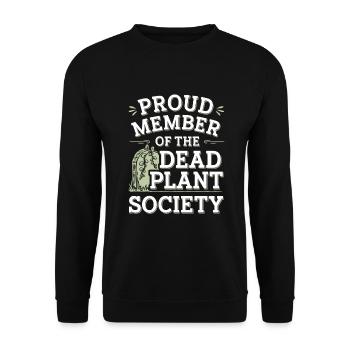 DIY Garden Fights, Gardening, Humor, Plants - Unisex Sweatshirt - black - Front - Alina (178cm) & Michal (187cm)