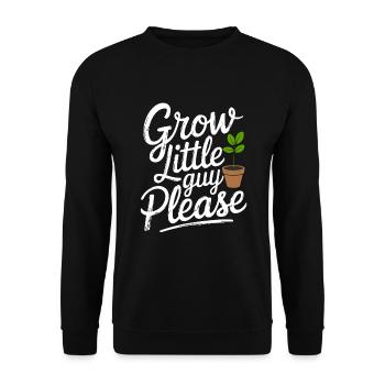 DIY Jardin, Jardinage, Humour, Plantes - Sweat-shirt Unisexe - noir - Devant - Alina (178cm) & Michal (187cm)