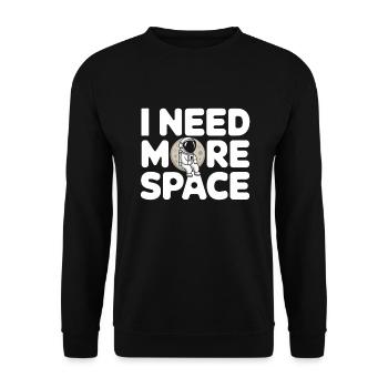 Spieler Mit Weltraumthemen Cosmic Gaming Sci-fi - Unisex Pullover - Schwarz - Vorne - Alina (178cm) & Michal (187cm)