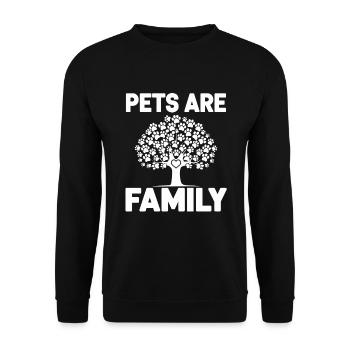 Freiwillige Tierrettung Animal Shelter Heroes - Unisex Sweatshirt - black - Front - Alina (178cm) & Michal (187cm)