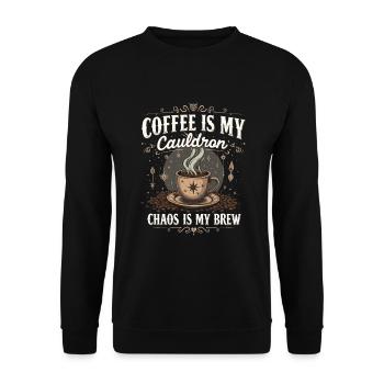 I'm pretty sure I'll have a - Unisex Sweatshirt - black - Front - Alina (178cm) & Michal (187cm)