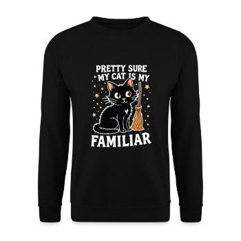 I'm pretty sure I'll have a - Unisex Sweatshirt - black - Front - Alina (178cm) & Michal (187cm)