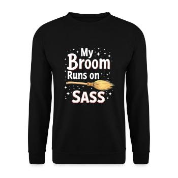 Je suis presque sûr que j’aurai un - Sweat-shirt Unisexe - noir - Devant - Alina (178cm) & Michal (187cm)