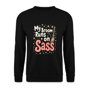Je suis presque sûr que j’aurai un - Sweat-shirt Unisexe - noir - Devant - Alina (178cm) & Michal (187cm)
