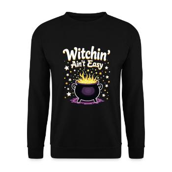 I'm pretty sure I'll have a - Unisex Sweatshirt - black - Front - Alina (178cm) & Michal (187cm)