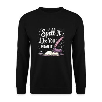Je suis presque sûr que j’aurai un - Sweat-shirt Unisexe - noir - Devant - Alina (178cm) & Michal (187cm)