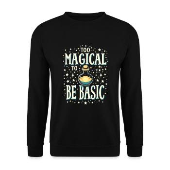 I'm pretty sure I'll have a - Unisex Sweatshirt - black - Front - Alina (178cm) & Michal (187cm)