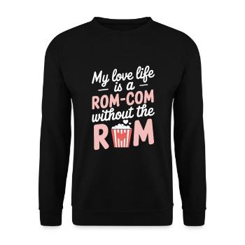Dating-katastrophenkomödie Lustig Scheitert - Unisex Pullover - Schwarz - Vorne - Alina (178cm) & Michal (187cm)