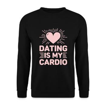 Dating Disaster Comedy Funny Fails - Unisex Sweatshirt - black - Front - Alina (178cm) & Michal (187cm)