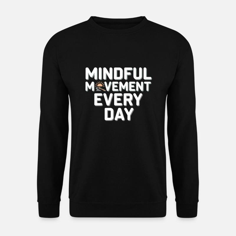 Silten Geweise Achtsamkeitspraxis Technischfrei - Unisex Pullover - Schwarz