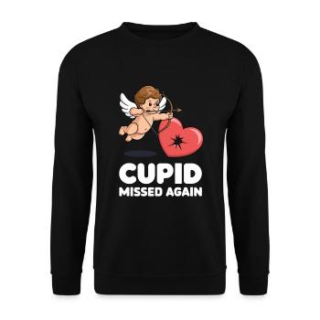 Dating-katastrophenkomödie Lustig Scheitert - Unisex Pullover - Schwarz - Vorne - Alina (178cm) & Michal (187cm)