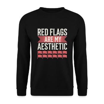 Dating-katastrophenkomödie Lustig Scheitert - Unisex Pullover - Schwarz - Vorne - Alina (178cm) & Michal (187cm)