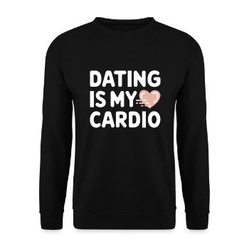 Dating-katastrophenkomödie Lustig Scheitert - Unisex Pullover - Schwarz - Vorne - Alina (178cm) & Michal (187cm)