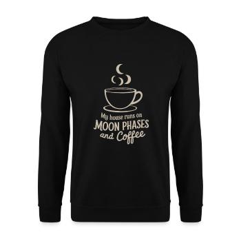 Witchy Home Decorators Mystical Interiors - Unisex Sweatshirt - black - Front - Alina (178cm) & Michal (187cm)