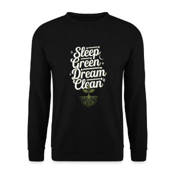 Sleep Hygiene Enthusiasts, Restful Nights, - Unisex Sweatshirt - black - Front - Alina (178cm) & Michal (187cm)