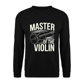 Violinists, String Instrument Musicians, Classical Music - Unisex Sweatshirt - black - Front - Alina (178cm) & Michal (187cm)