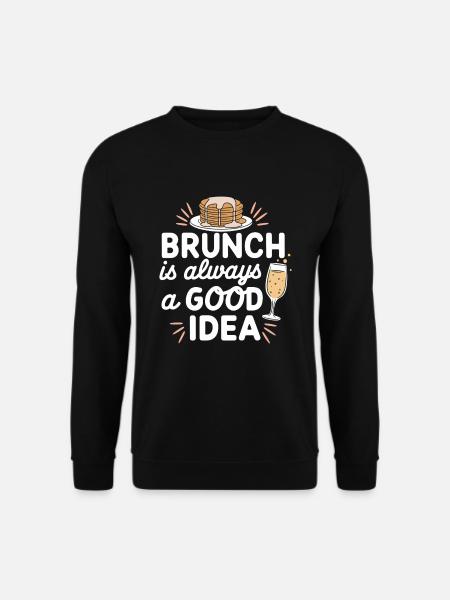 Brunch Culture Bottomless Mimosa Lovers - Unisex Sweatshirt - black