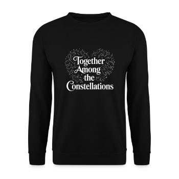 Stargazing For Couples Romantic Nights - Unisex Sweatshirt - black - Front - Alina (178cm) & Michal (187cm)