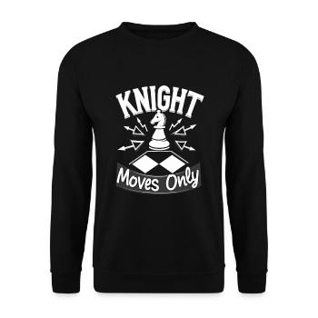Chess Tacticians Strategy Masters Tactical - Unisex Pullover - Schwarz - Vorne - Alina (178cm) & Michal (187cm)